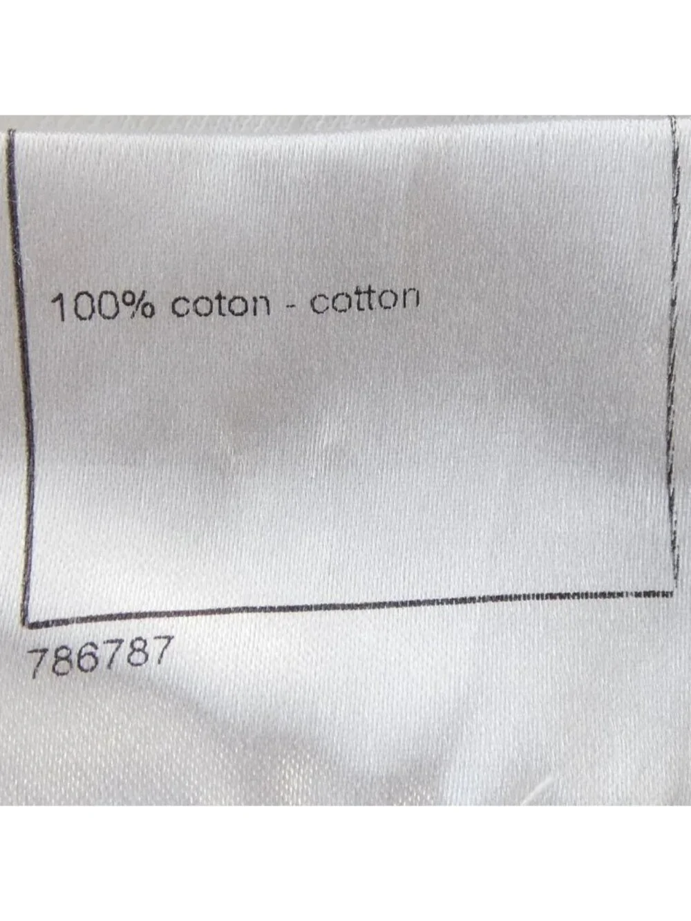 Chanel T-Shirt White 46 Translucency